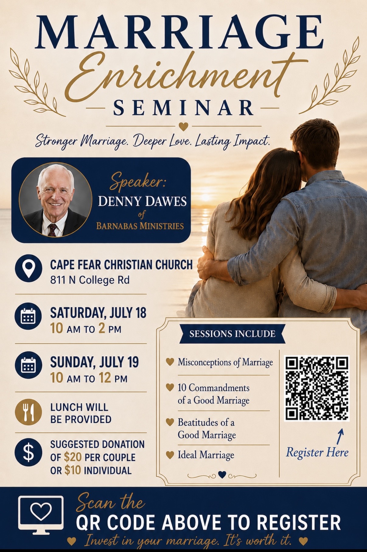 Marriage Enrichment Seminar flyer
