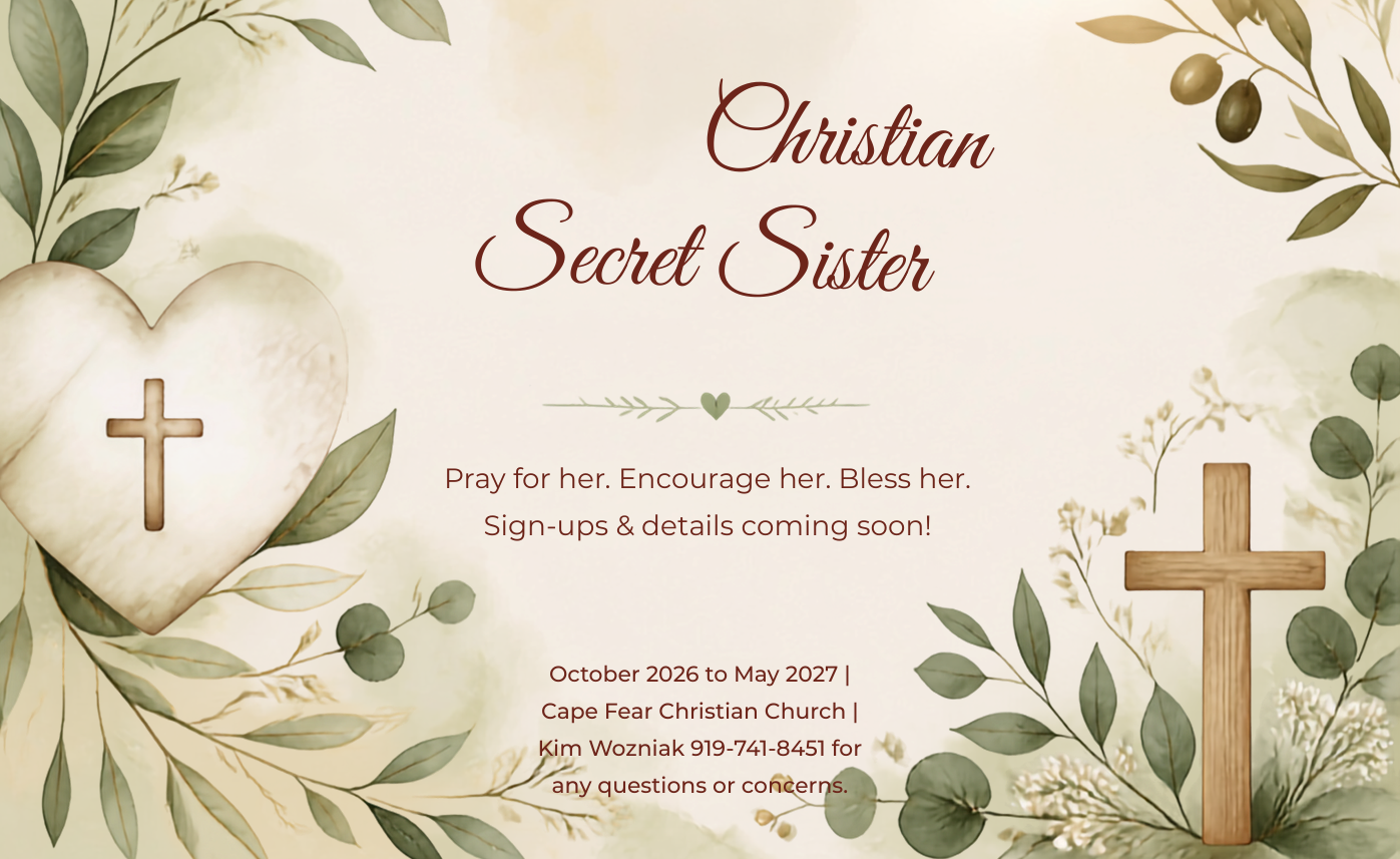 Secret Sister Selection flyer